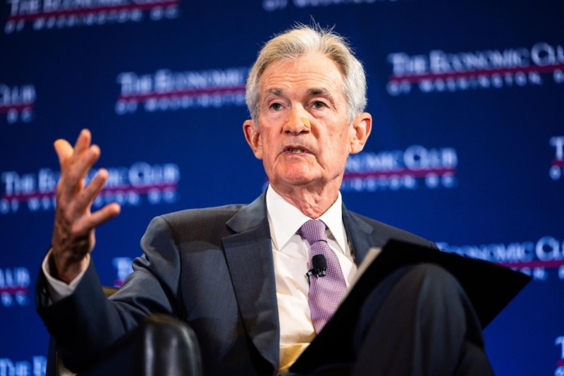 Powell Says Fed Not in a Hurry, Will Lower Rates ‘Over Time’