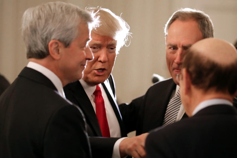 Jamie Dimon and Donald Trump make it official: They won’t be joining forces